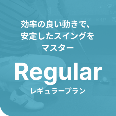 効率の良い動きで、安定したスイングをマスター レギュラープラン